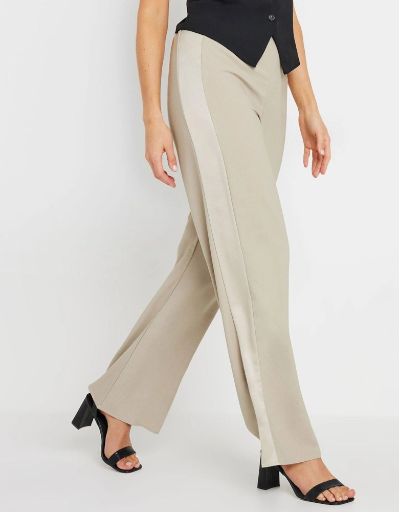 Tall Stone Satin Side Stripe Trouser 36"