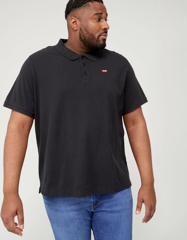 Big & Tall Small Logo Polo Shirt - Black