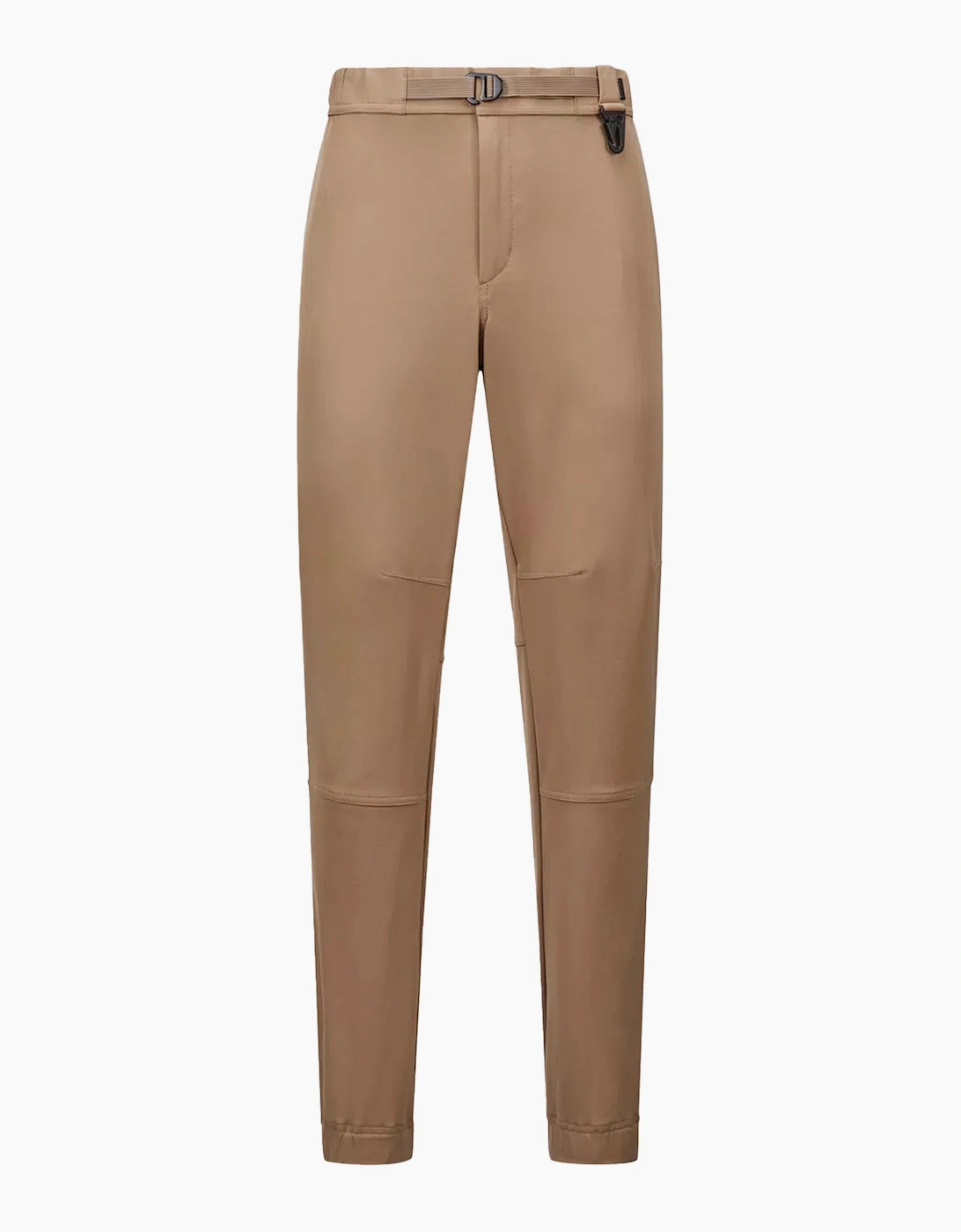Moncler Men's Cuffed Trousers Tan - Cream - Size: 33/32
