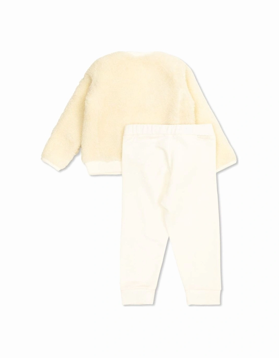 Baby Branded Tracksuit Set Beige