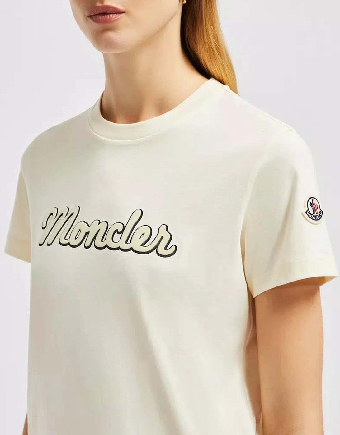 Womens Metallic Logo T-shirt White