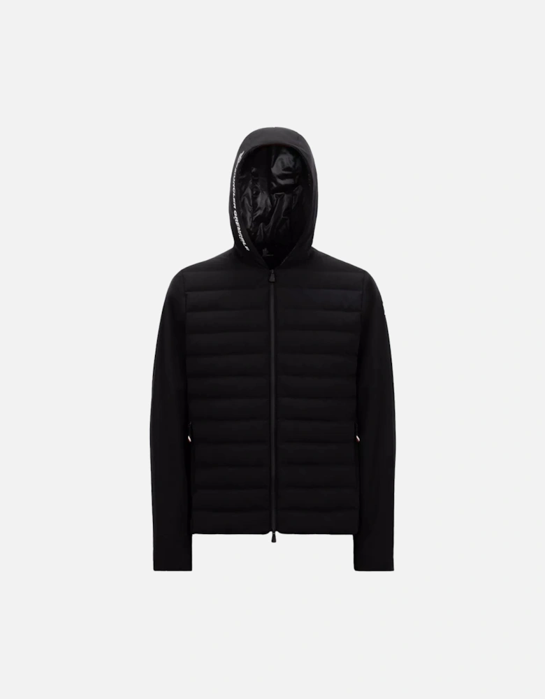 Hybrid Hooded Top Black