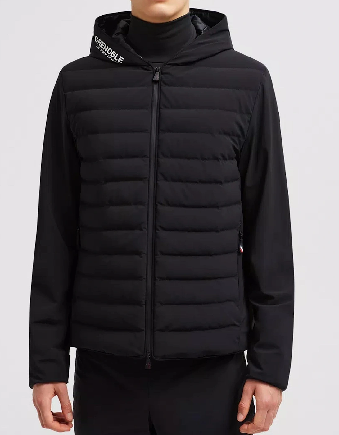 Hybrid Hooded Top Black