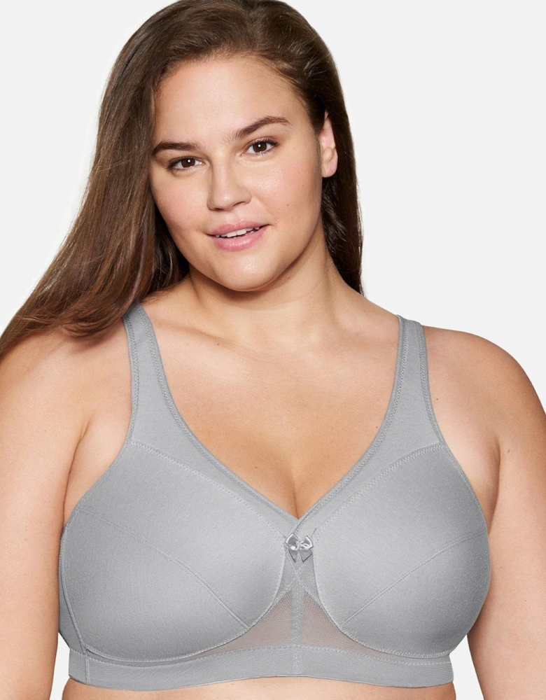 Magiclift Non Wire Support Bra - Grey