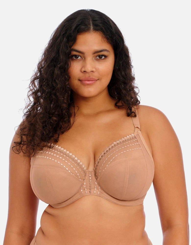 Matilda Underwired Plunge Bra - Beige