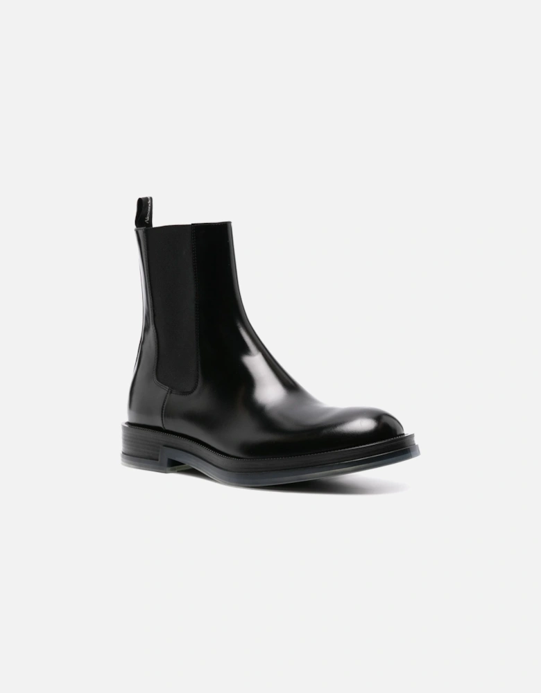 Leather Chelsea Boot Black