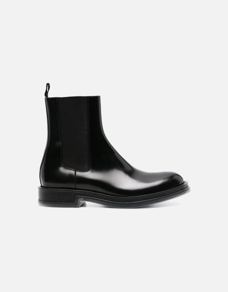 Leather Chelsea Boot Black