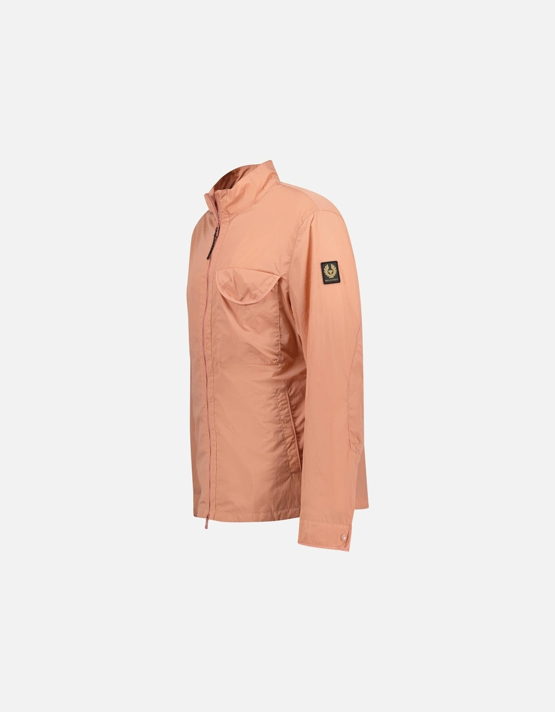 Quarter Overshirt Shimmer Shell Jacket Rust Pink