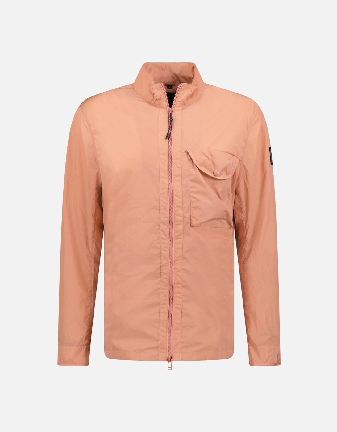 Quarter Overshirt Shimmer Shell Jacket Rust Pink, 3 of 2