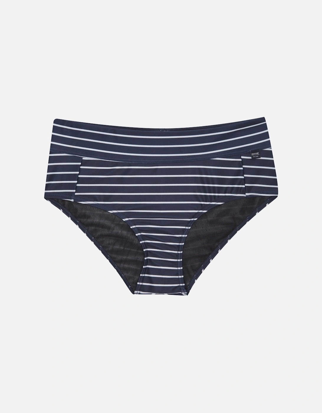 Womens/Ladies Paloma Stripe Textured Bikini Bottoms, 5 of 4