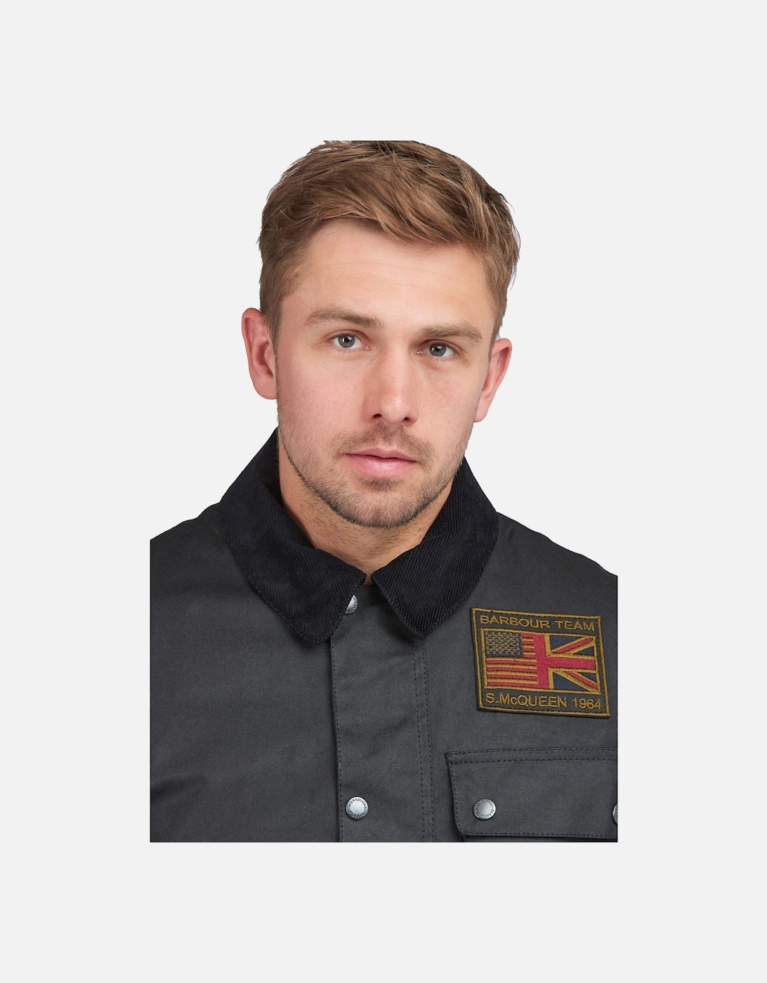 Steve McQueen Workers Wax Jacket Black