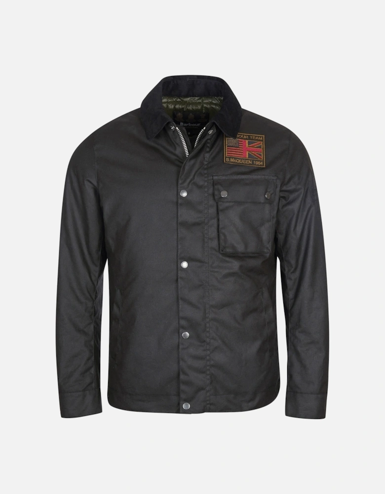 Steve McQueen Workers Wax Jacket Black