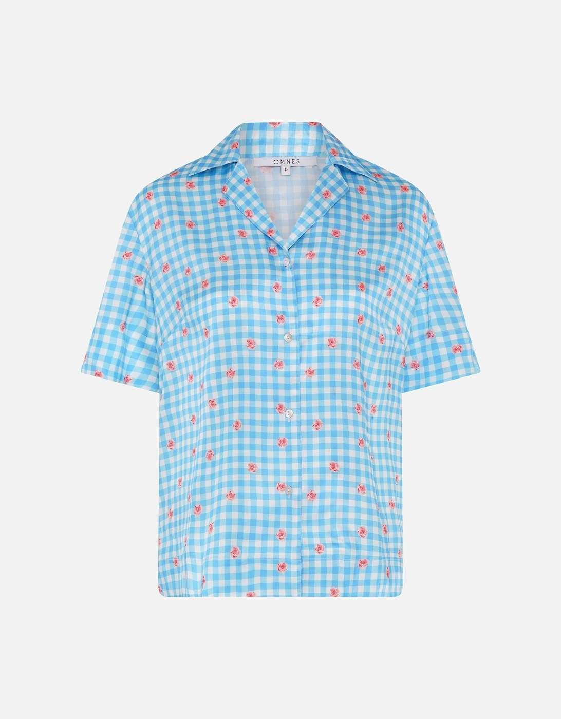 Oaklyn Floral Gingham Print Shirt