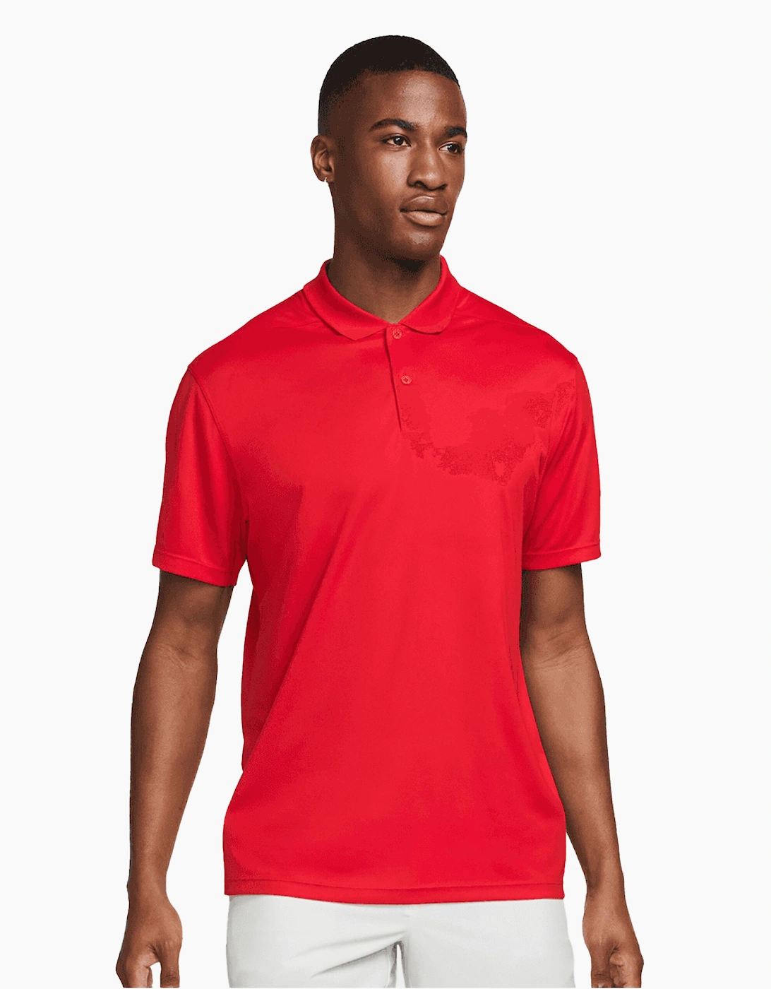 Nike Men's Red Victory Dri-Fit Polo Shirt - : S