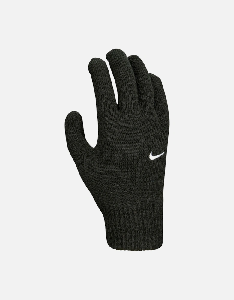 Childrens/Kids Knitted Swoosh Winter Gloves