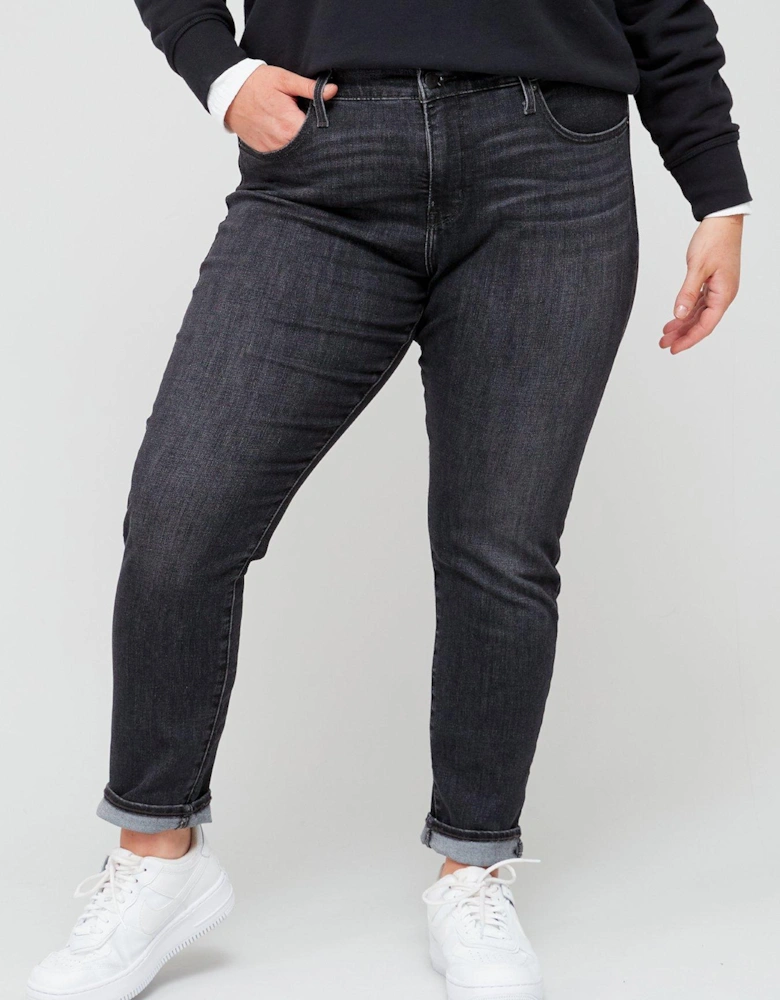 311T Shaping Skinny Jeans (plus Size) - Bloom Black Plus