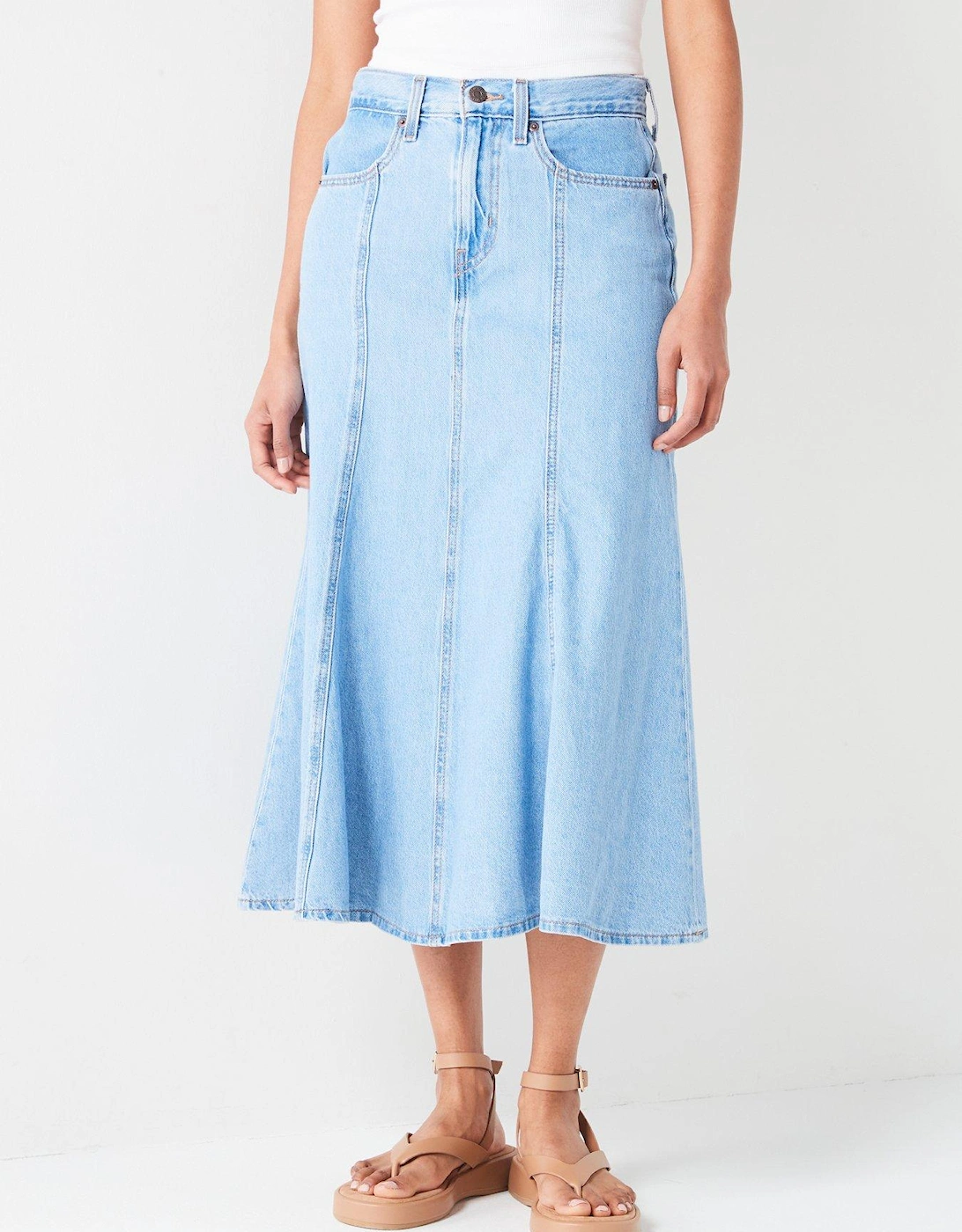 Fit And Flare Skirt - I Will - Blue, 6 of 5