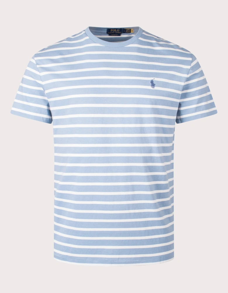 Classic Fit Striped Jersey T-Shirt