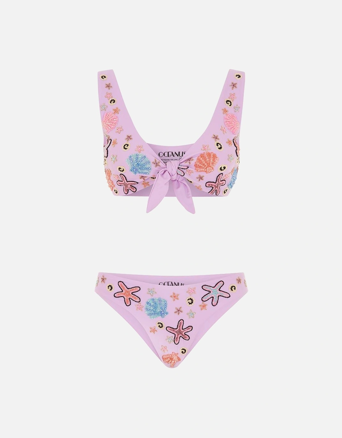 Orla Tie In The Middle Bikini Bottom Lilac, 2 of 1