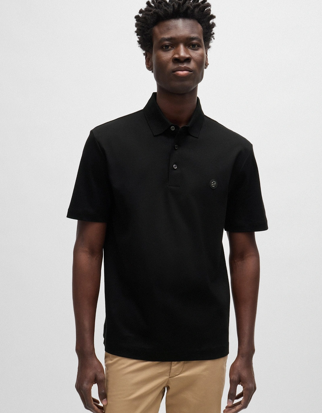 BOSS Black C-Parris 01 Polo Shirt S1-25 001 Black