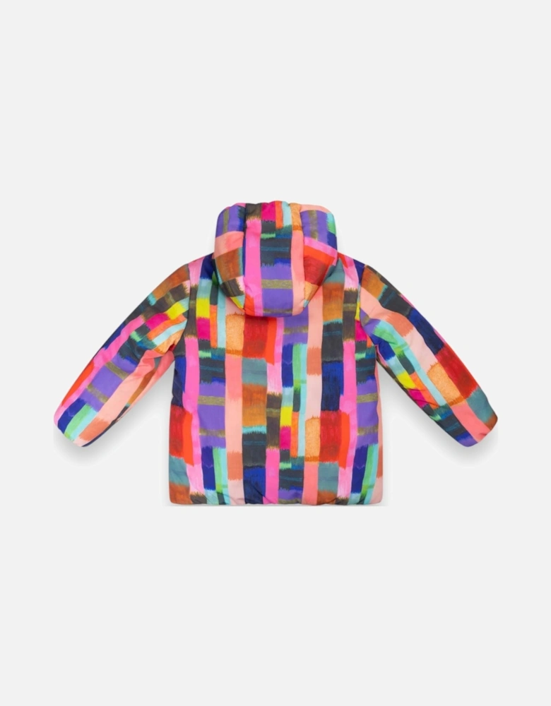 Abstract ‘Cashew’ Quarter Zip Coat