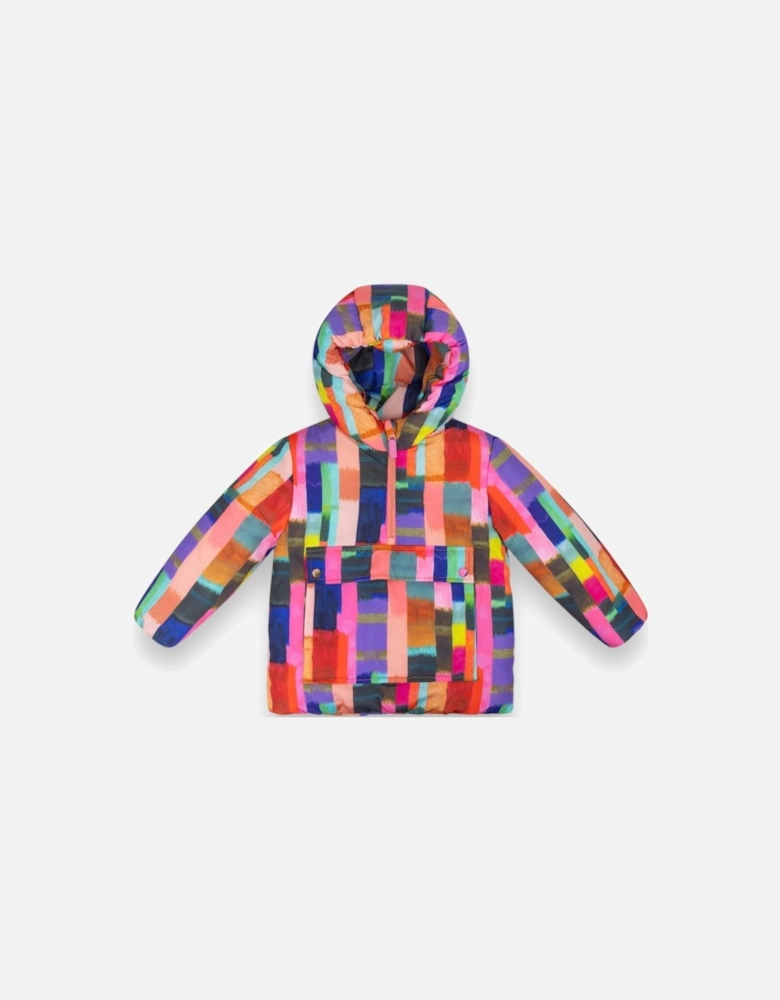 Abstract ‘Cashew’ Quarter Zip Coat