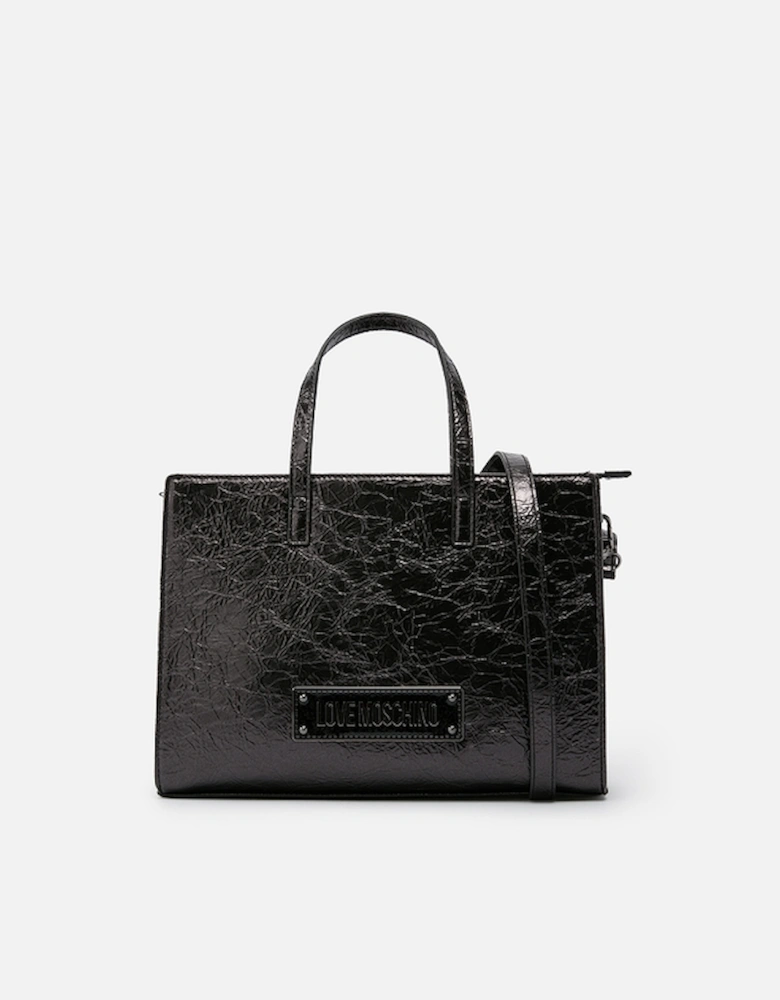 Crush Faux Leather Tote Bag