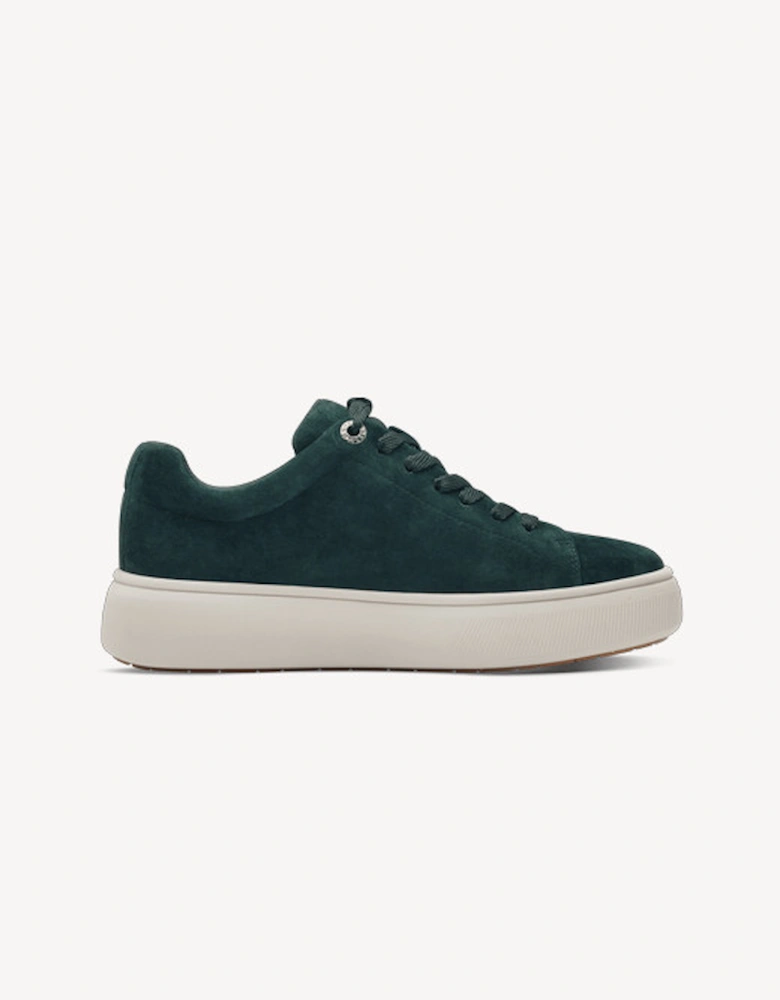 Women's Lace Up Trainer Green