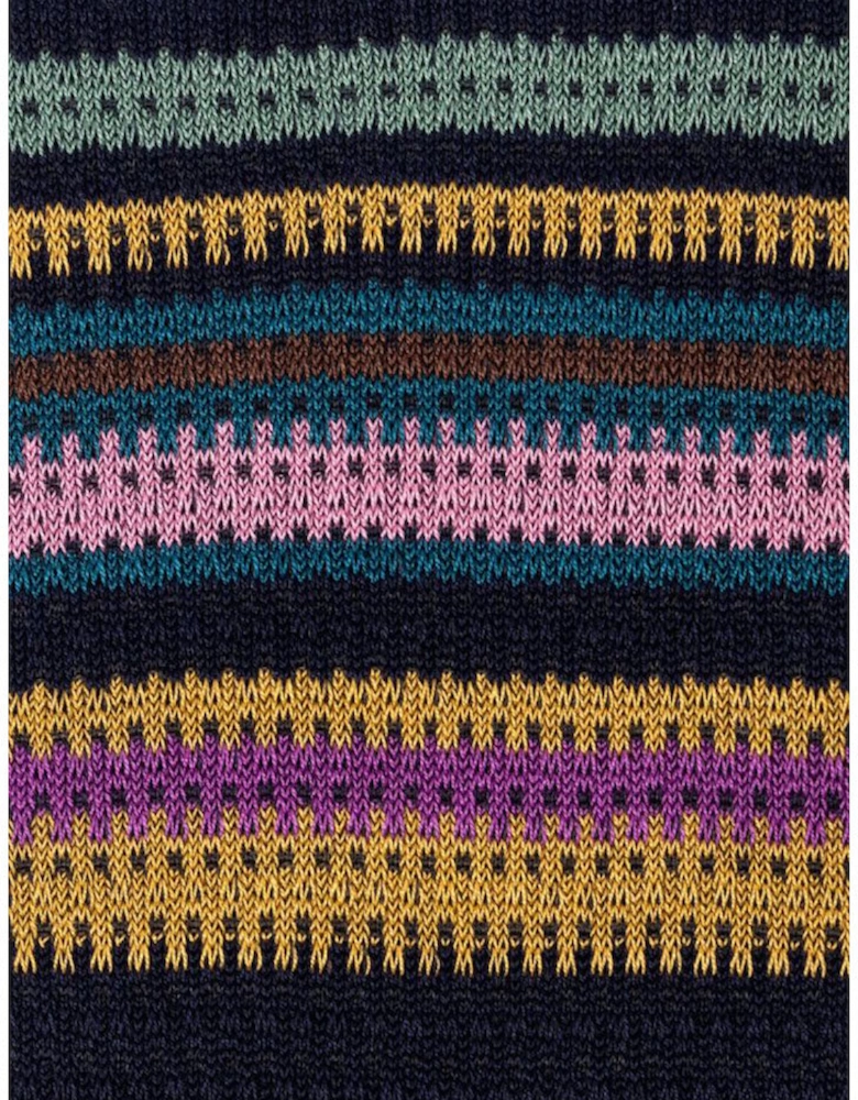 Harvey Stripe Socks, Blue