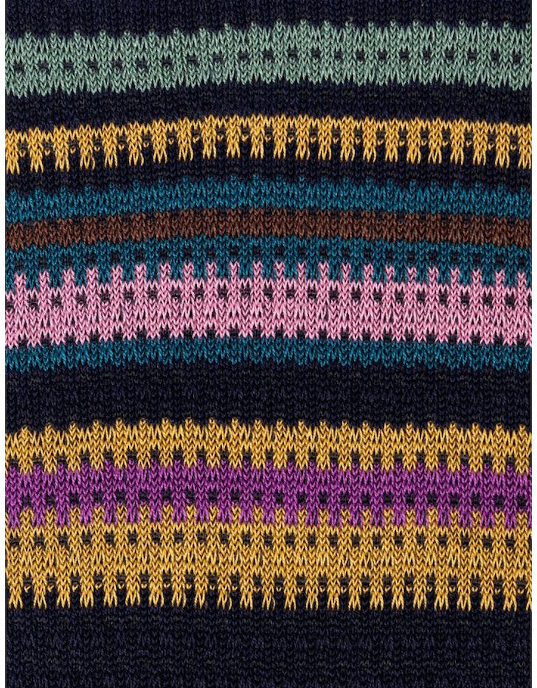 Harvey Stripe Socks, Blue