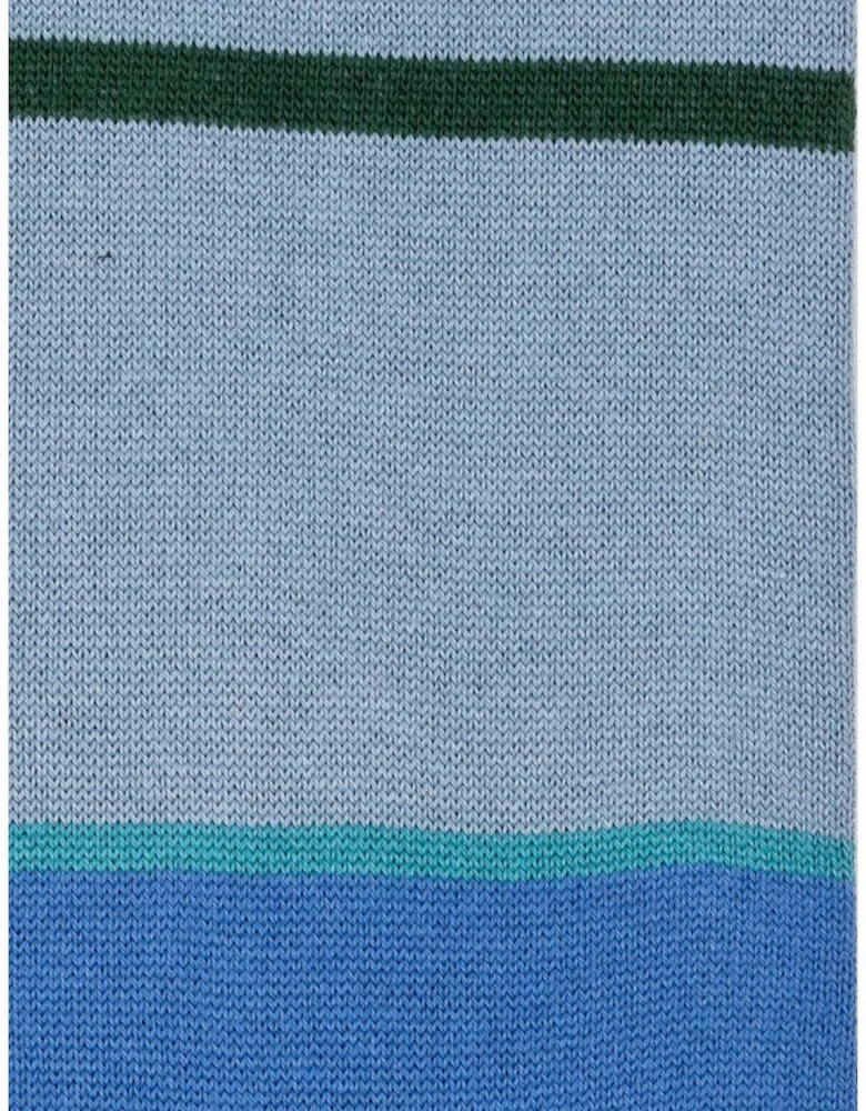 Hayden Stripe Socks, Blue