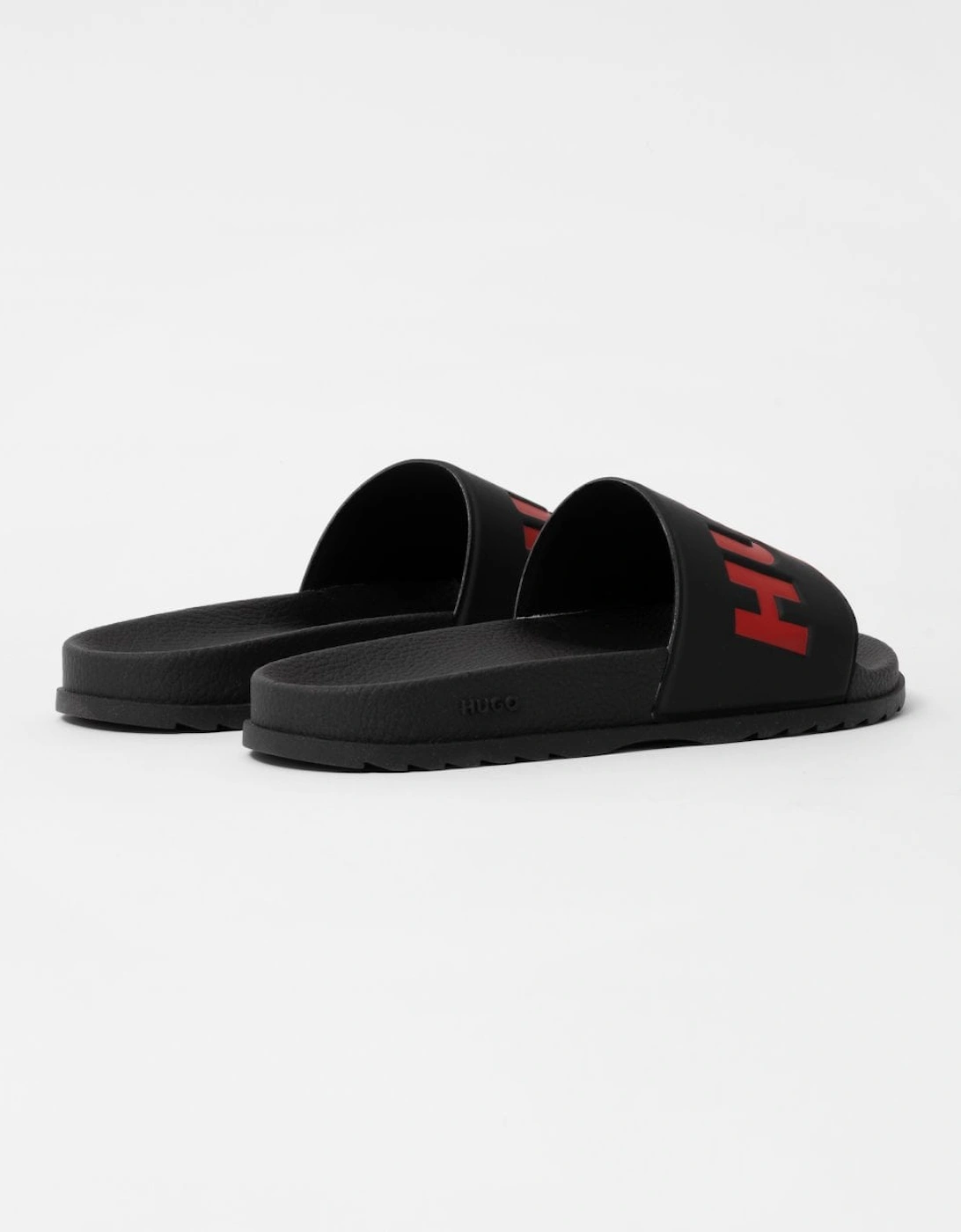 HUGO Match Mens Slides With Logo Strap NOS