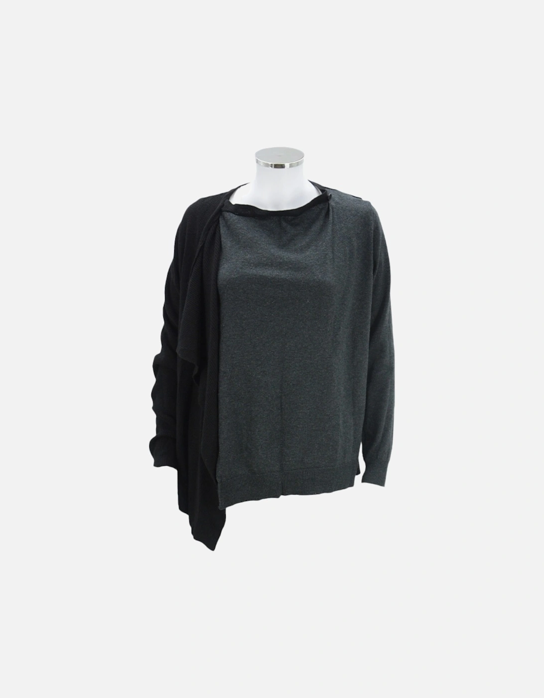 Women's DIESEL M VANVAN Womens Open Cardigan Black Ladies Jumpers Casual Knitted Sweater - Size: M
