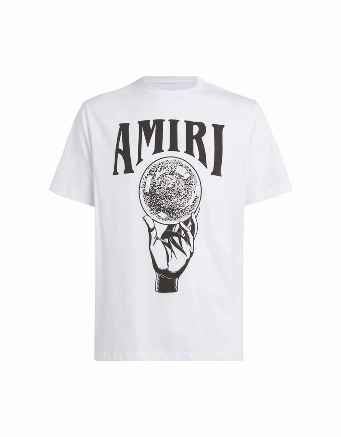 Crystal Ball Printed T-Shirt in White