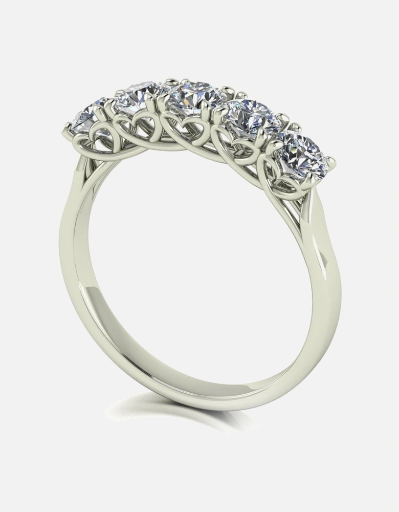 Lady Lynsey L'Amour 9ct White Gold 1.25ct Total Eternity Ring