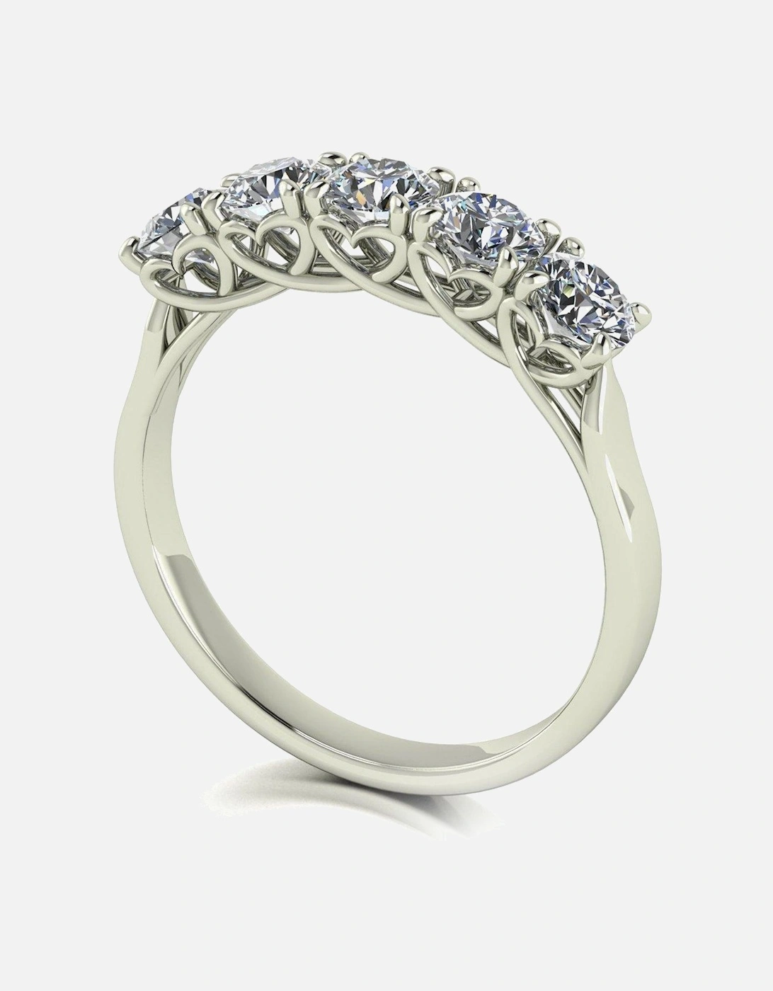 Lady Lynsey L'Amour 9ct White Gold 1.25ct Total Eternity Ring, 2 of 1