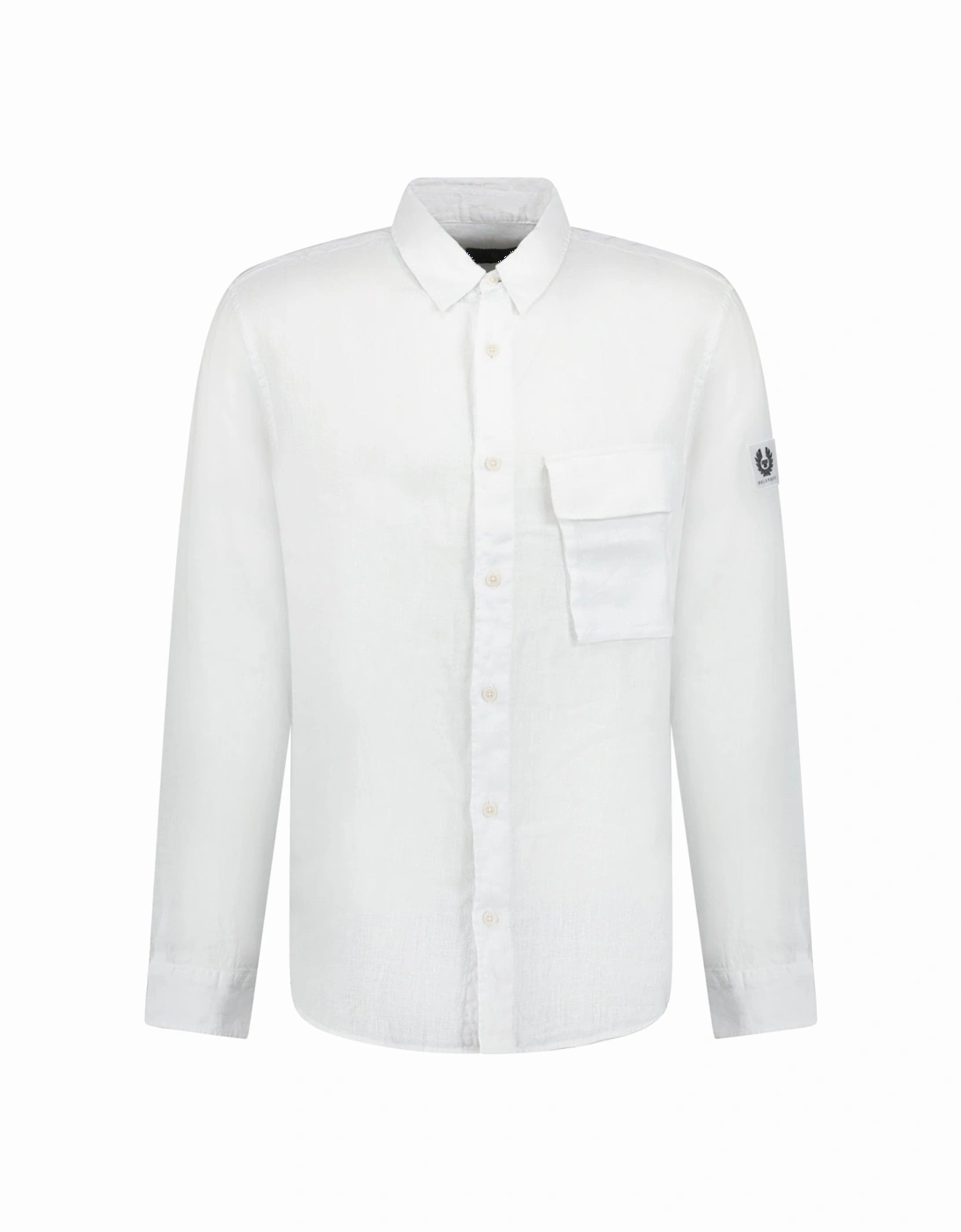 Button-Up Scale Shirt Linen White, 3 of 2