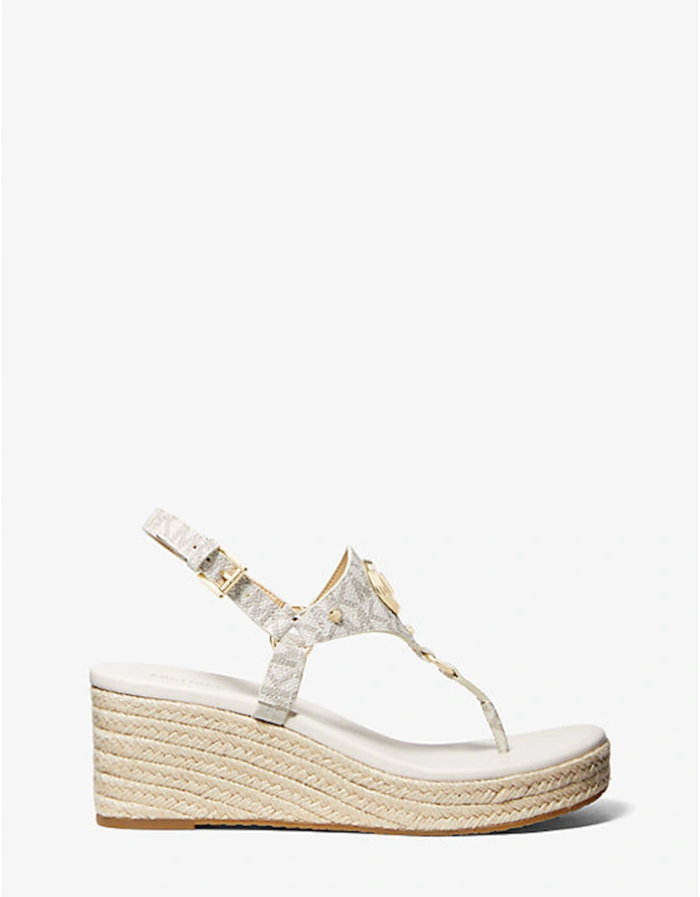 Casey Signature Logo Wedge Sandal