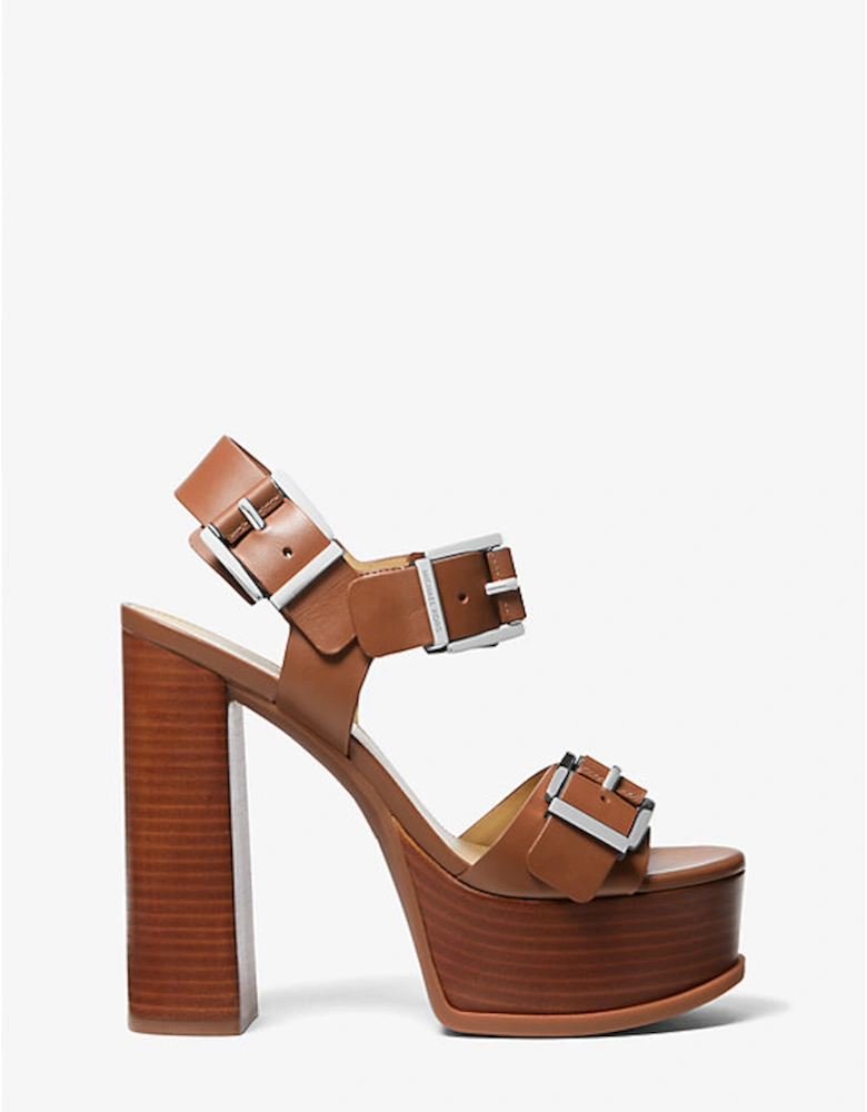 Colby Leather Platform Sandal