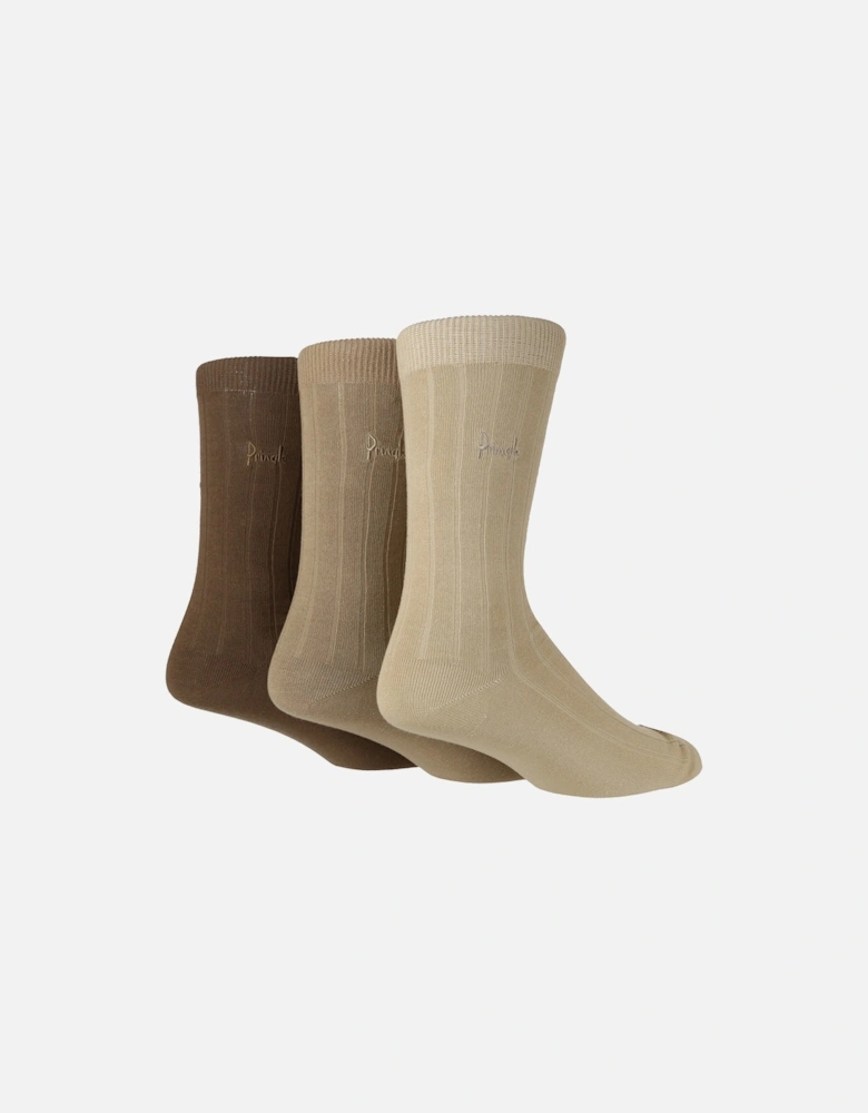 3 PAIR MENS LAIRD RIB SOCKS