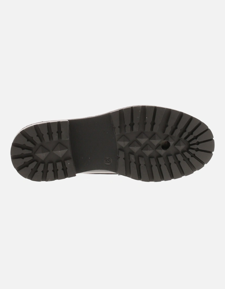 Apache Womens School Shoes fancy Slip On black UK Size