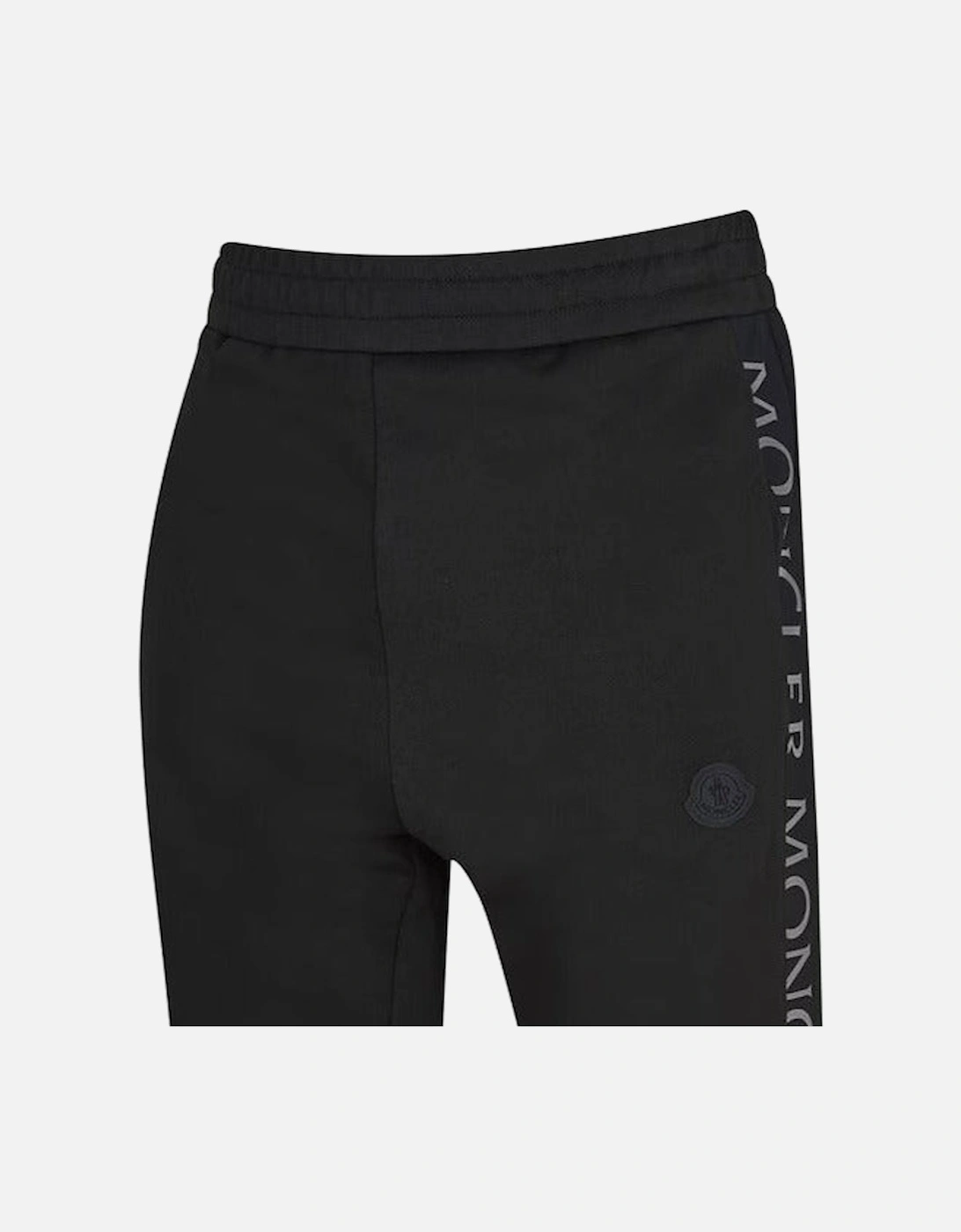 Tape Writing Logo Sweatpants Black