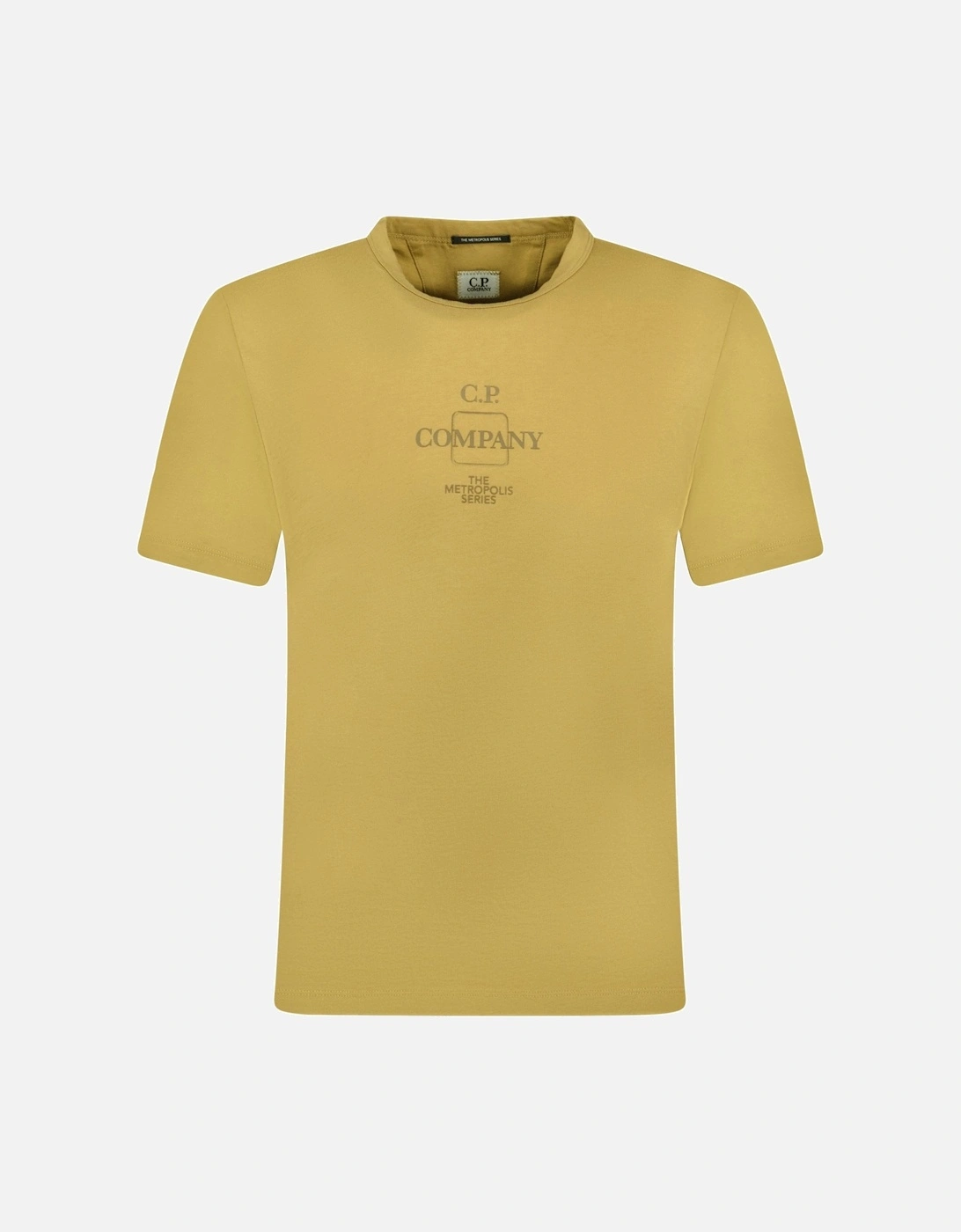Cp Company Men's Brown Metropolis T-Shirt Cumin - : 38/Regular M