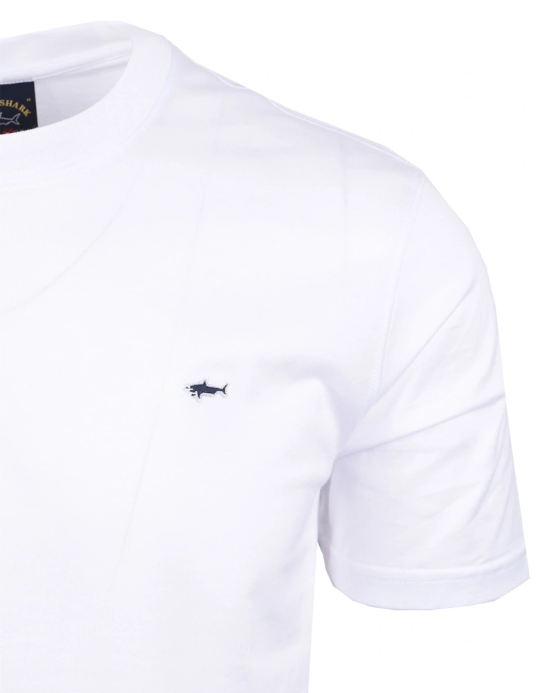 Paul And Shark Crew Neck T Shirt White