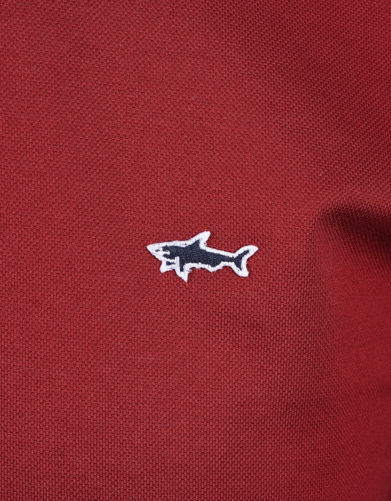 Paul And Shark Polo Shirt Burgundy