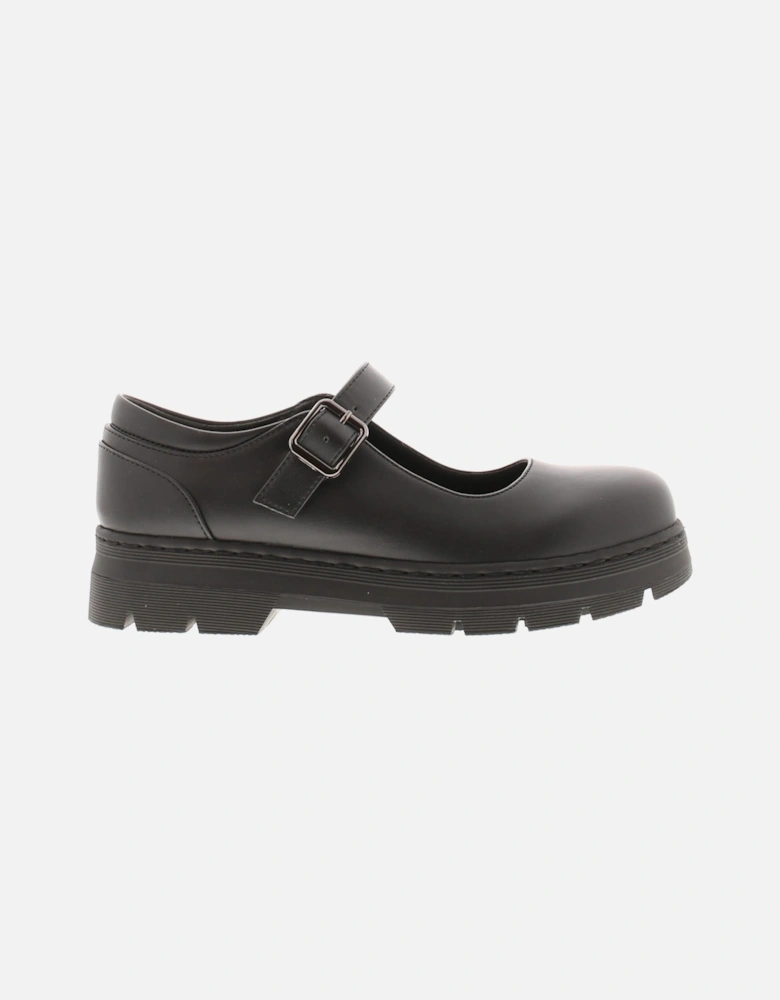 Womens Shoes Work School Jenny Buckle black UK Size