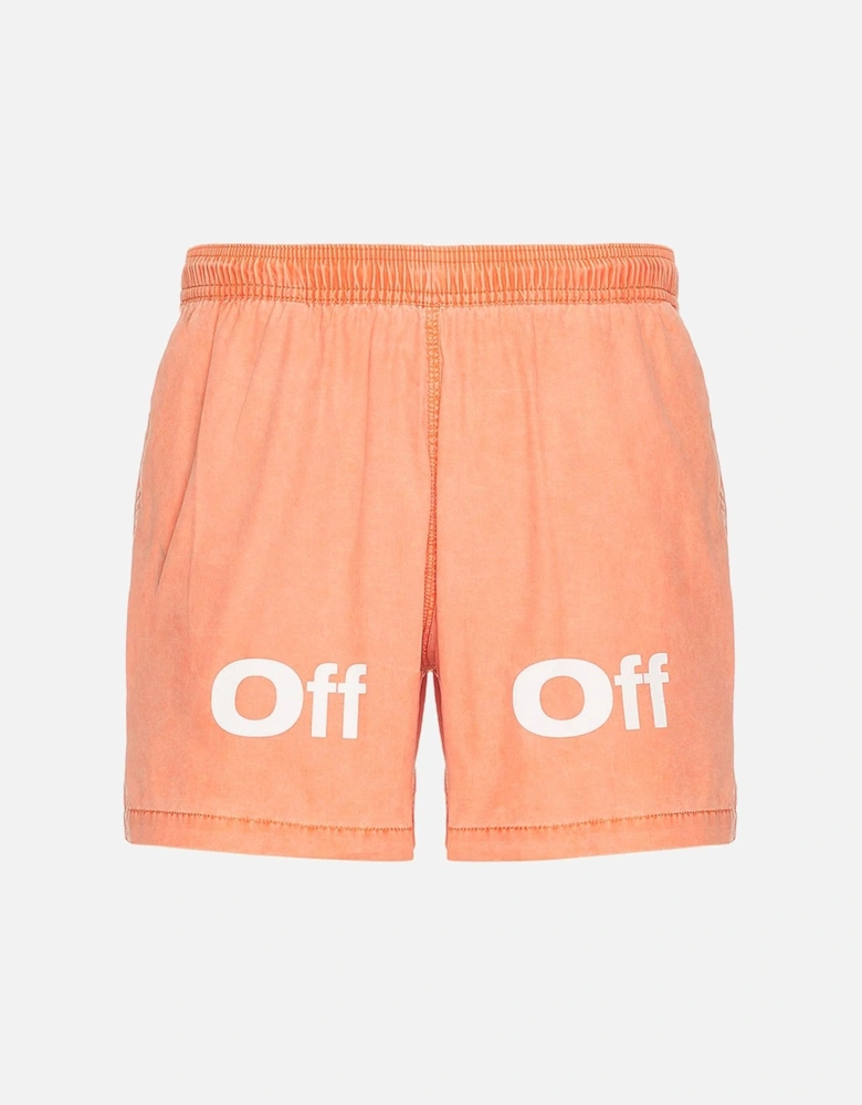 Bounce Off Sunset Swimshorts in Orange