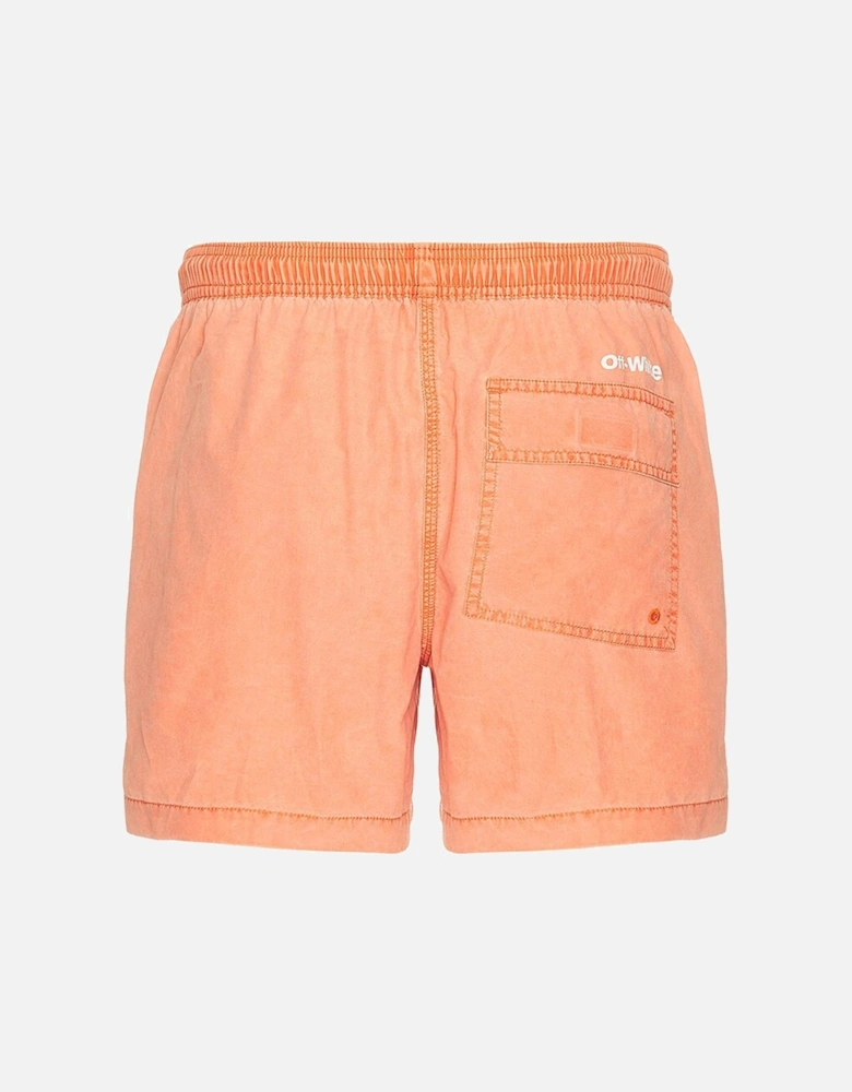 Bounce Off Sunset Swimshorts in Orange