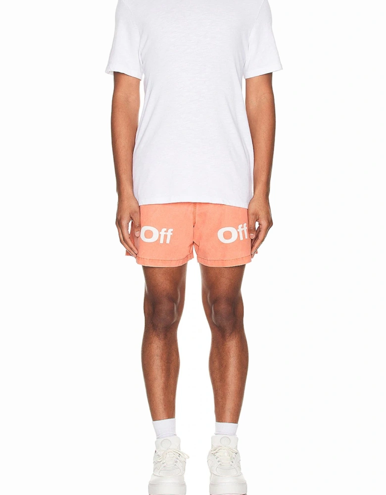 Bounce Off Sunset Swimshorts in Orange