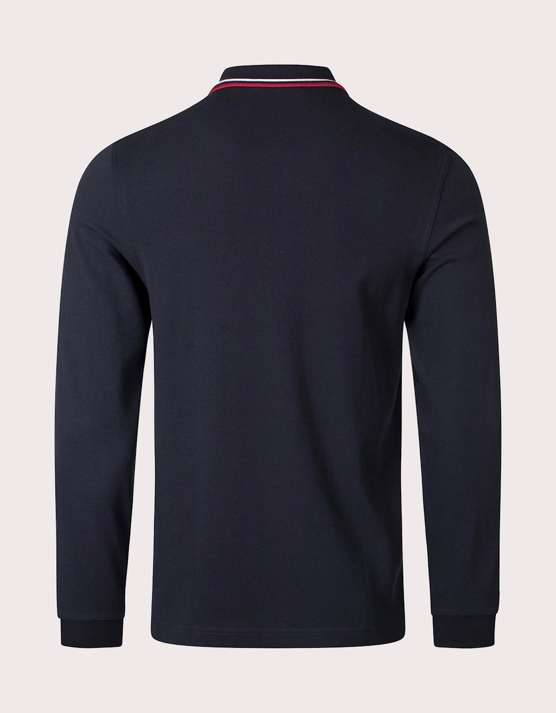 Long Sleeve Twin Tipped Polo Shirt